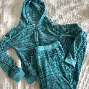 Juicy Couture Turquoise Velour Tracksuit